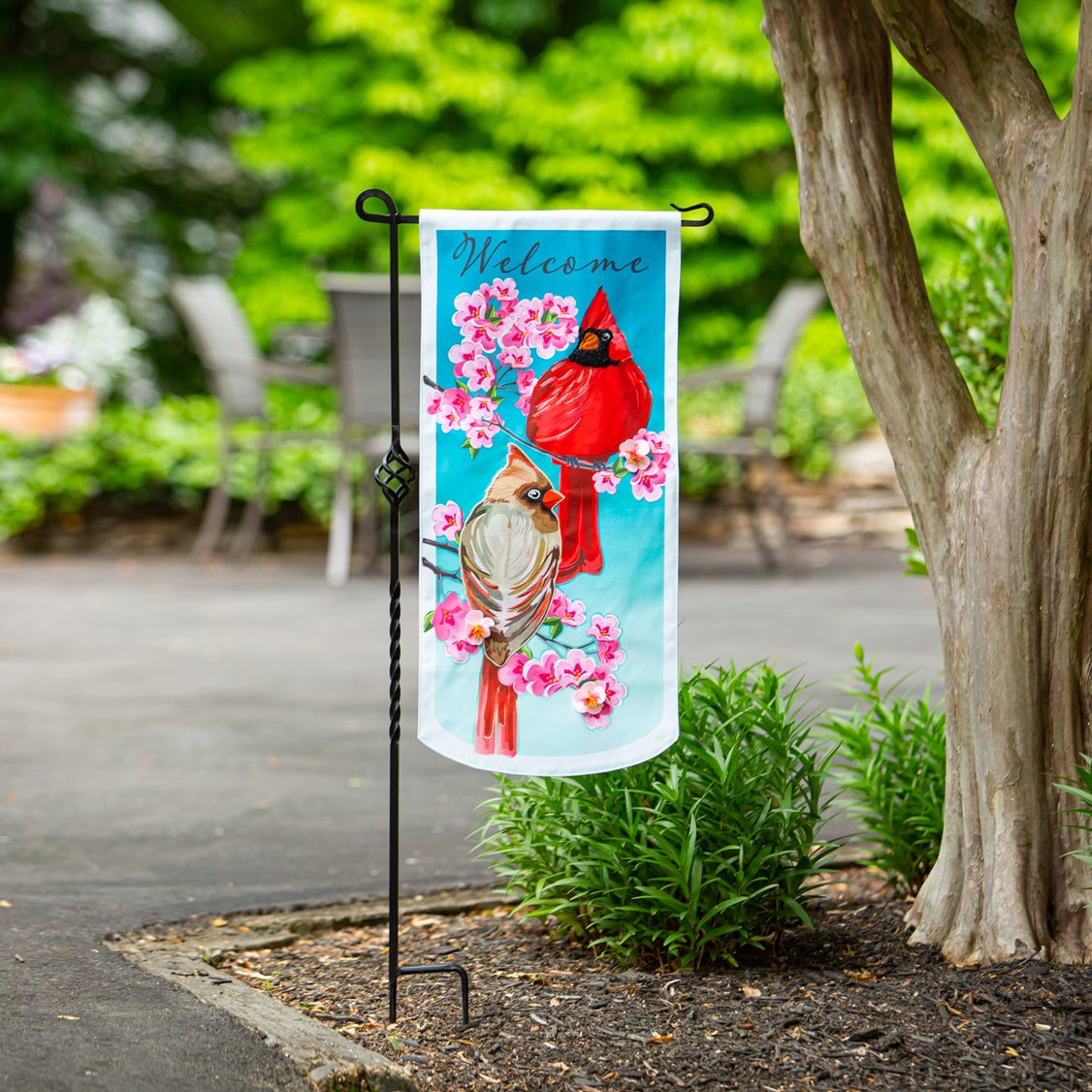 Decorative Garden Flag - Cardinal