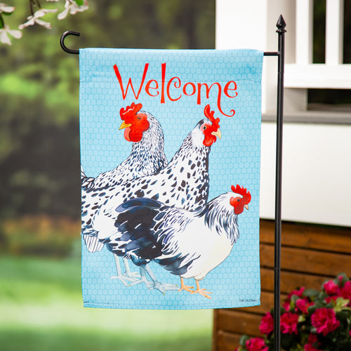 Decorative Garden Flags - Chickens