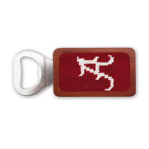 Alabama Crimson Handstitched Bottle Opener