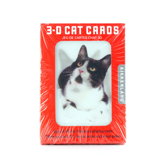 3-D playing cards - Cats