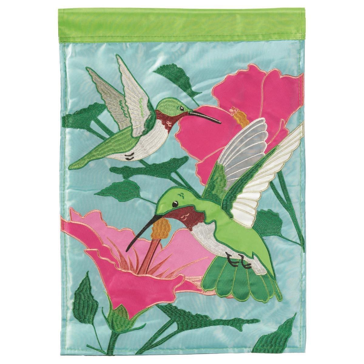 Decorative Garden Flags - Hummingbird