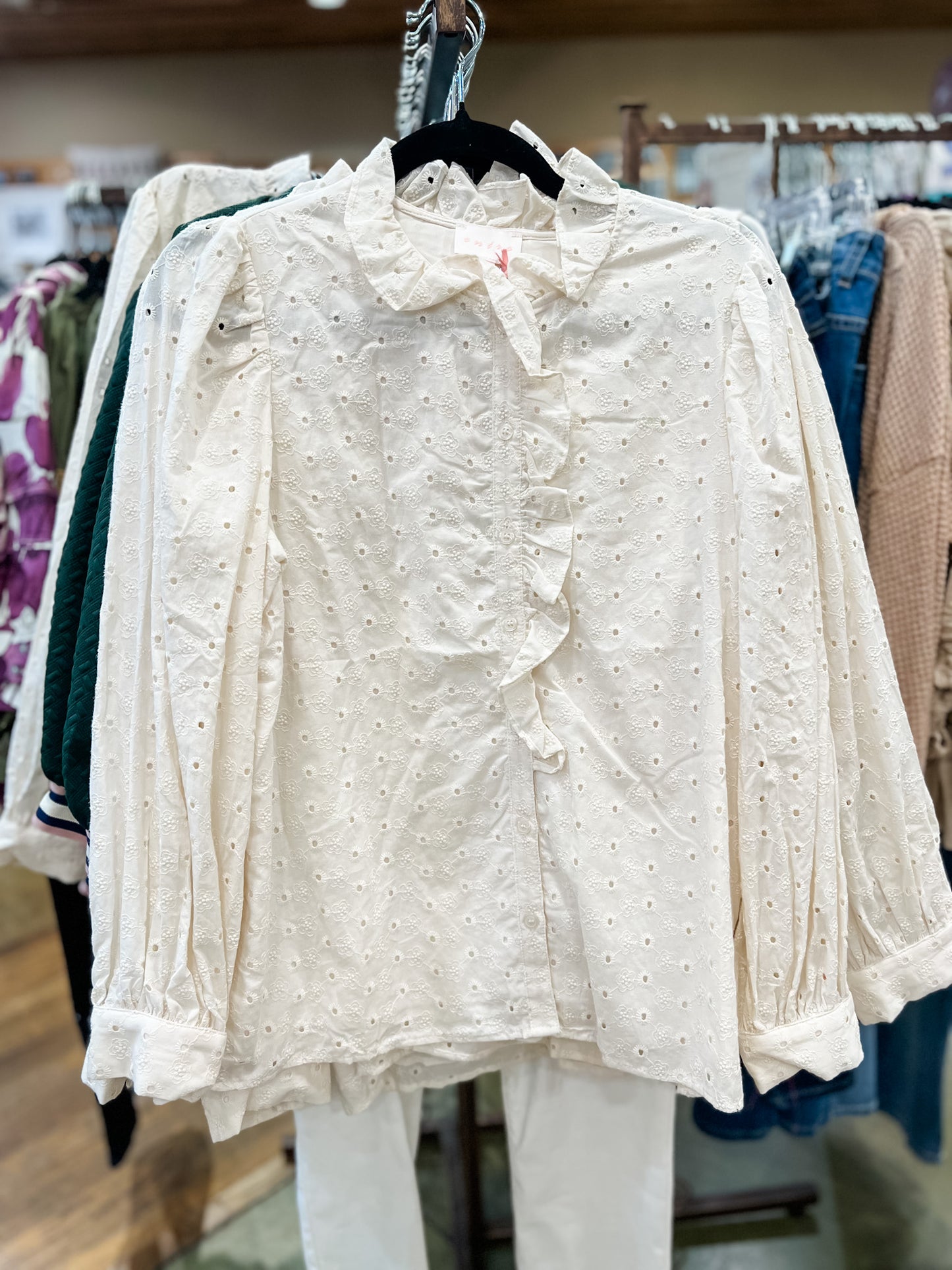 Eyelet Blouse