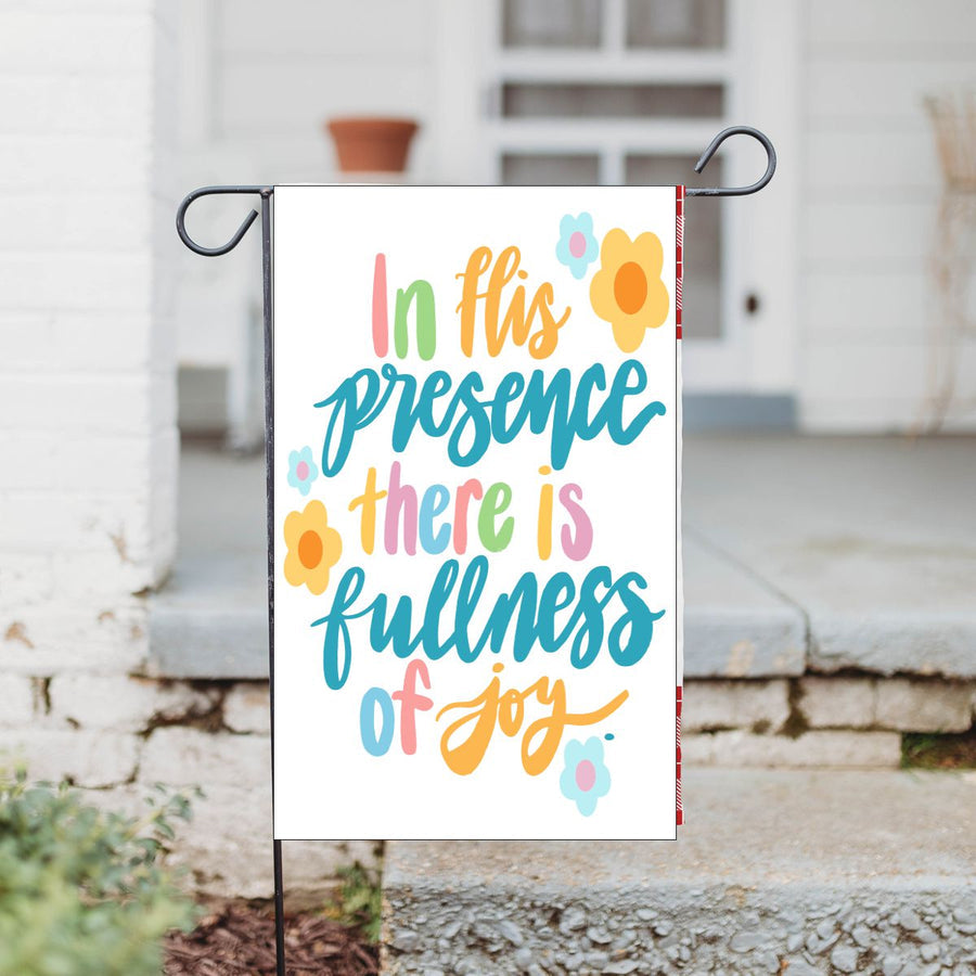 Decorative Garden Flags - In His Presence