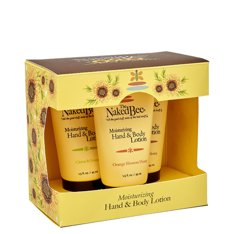 Naked Bee Hand and Body Lotion Trio