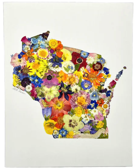 "Where I Bloom" State Giclée Print