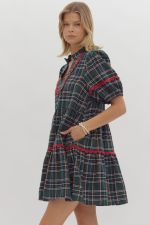 Plaid Mini Dress