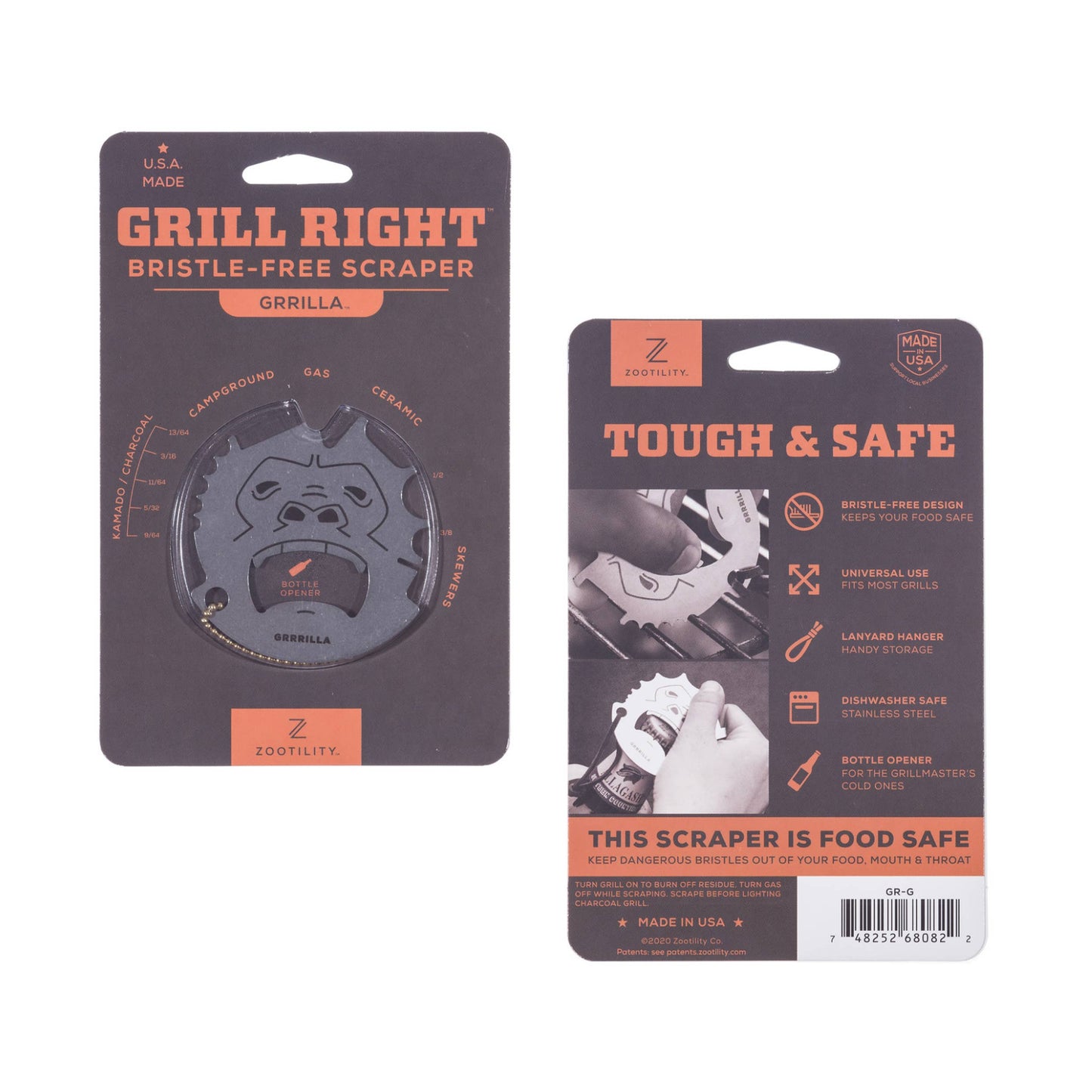 Grrilla - Grill Right Bristle Free Scraper