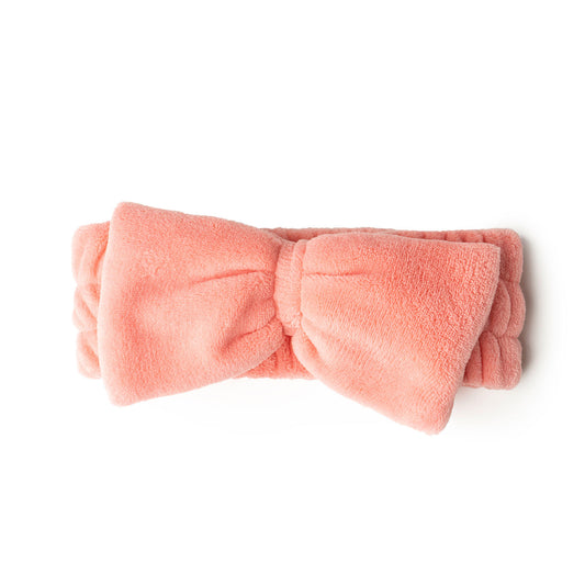 Take a Bow plush spa headband