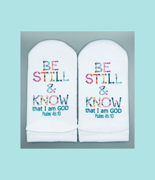 Standing on the Word Socks -  Psalm 46:10